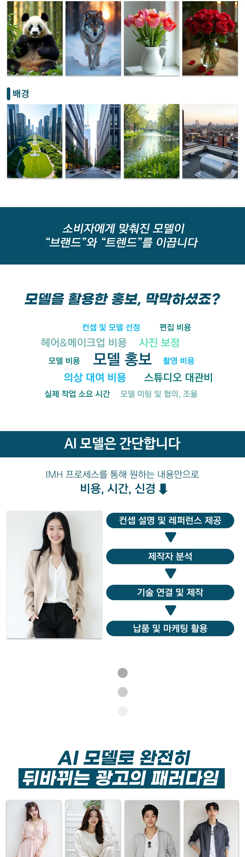 맞춤&랜덤 모델 패키지 상세 이미지 2